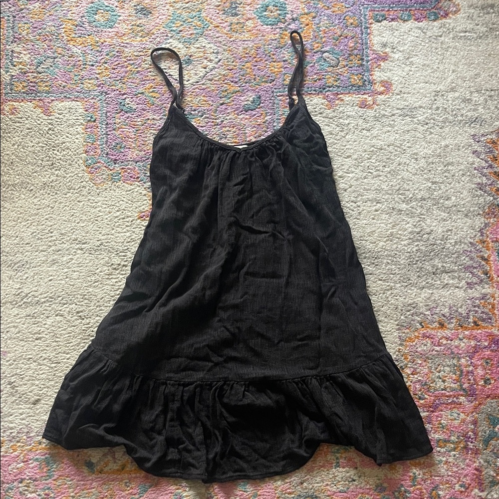 Billabong gauzy black dress good used condition size extra small